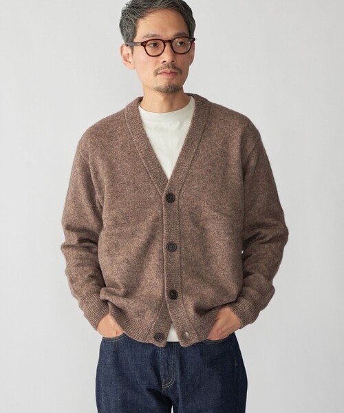 SHIPS(シップス)の「SHIPS: 5ゲージ ヤク ブレンド カーディガン(Tシャツ/カットソー・メンズ・キャメル/パープル/コバルトブルー・SMALL/MEDIUM/LARGE/X-LARGE)」の19枚目の写真