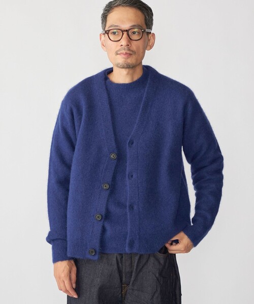 SHIPS(シップス)の「SHIPS: 5ゲージ ヤク ブレンド カーディガン(Tシャツ/カットソー・メンズ・キャメル/パープル/コバルトブルー・SMALL/MEDIUM/LARGE/X-LARGE)」の20枚目の写真