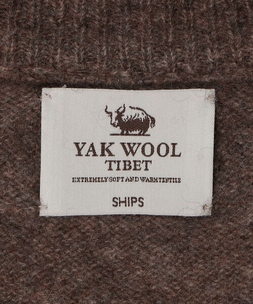SHIPS(シップス)の「SHIPS: 5ゲージ ヤク ブレンド カーディガン(Tシャツ/カットソー・メンズ・キャメル/パープル/コバルトブルー・SMALL/MEDIUM/LARGE/X-LARGE)」の12枚目の写真