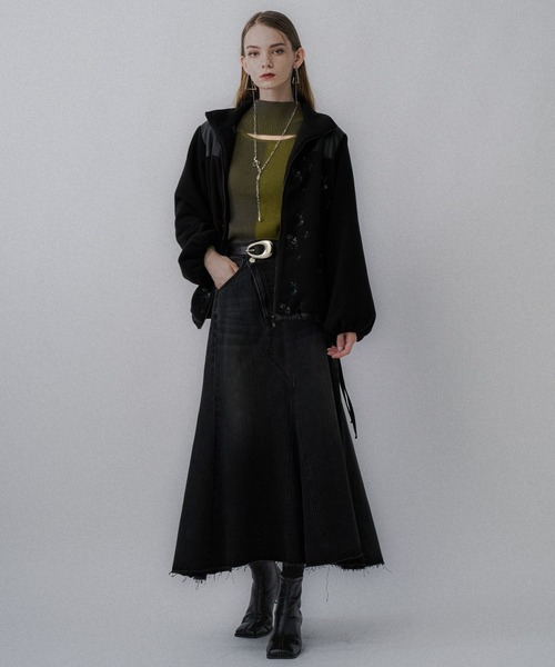 HARE（ハレ）の「【井手上漠さん着用/Lee×HARE】Leeデニムスカート（デニムスカート・レディース・ブルー/ブラック・SMALL/MEDIUM）」の11枚目の写真