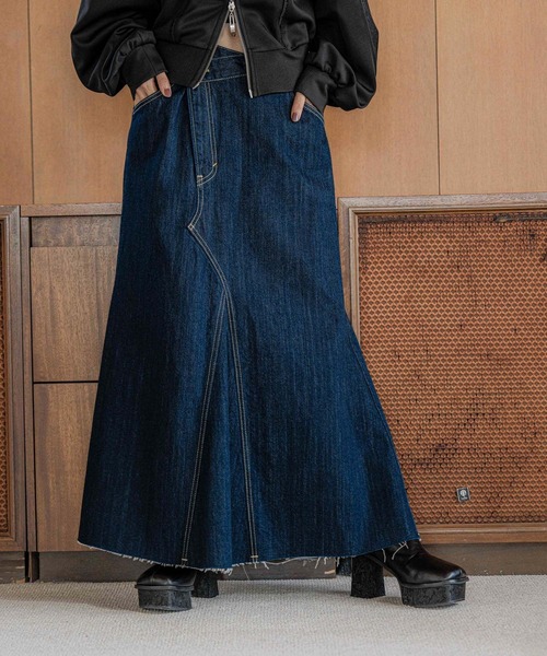 ※GW過ぎたら削除【コムデギャルソン】デニムスカート 中古・古着通販】BLACK COMME des GARCONS (ブラックコムデギャルソン