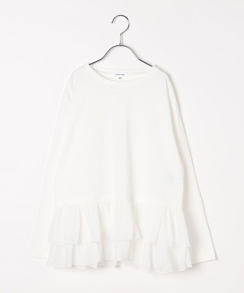 GLOBAL WORK(グローバルワーク)の「トクトク2SETスウェット*ロンT/598202(スウェット・キッズ・ブルー系その他/オフホワイト/ブラック・130cm/160cm/140cm/150cm)」の21枚目の写真