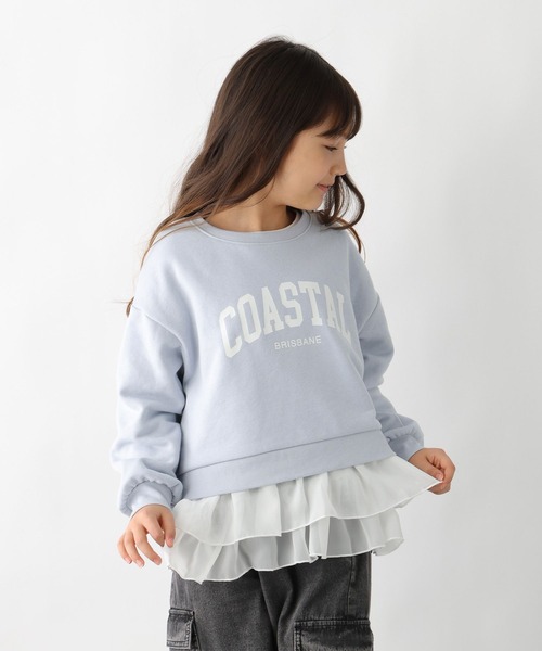 GLOBAL WORK(グローバルワーク)の「トクトク2SETスウェット*ロンT/598202(スウェット・キッズ・ブルー系その他/オフホワイト/ブラック・130cm/160cm/140cm/150cm)」の7枚目の写真