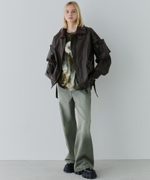 AIVER（アイバー）の「AIVER　2WAYカラーフライトジャケット（ミリタリージャケット）」