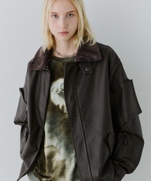 AIVER（アイバー）の「AIVER　2WAYカラーフライトジャケット（ミリタリージャケット）」