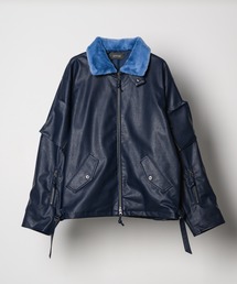 CASPER JOHN AIVER（キャスパージョンアイバー）の「AIVER　2WAYカラーフライトジャケット（ミリタリージャケット）」