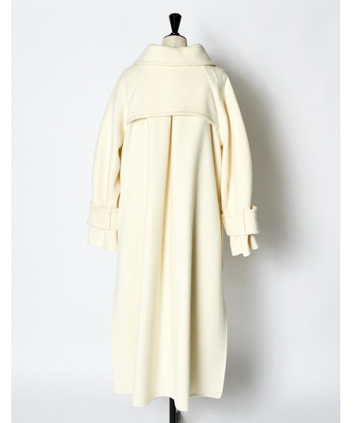 RUMCHE(ラムシェ)の「River Duffle Coat / リバーダッフルコート(ダッフルコート・レディース・ブラック/ホワイト・FREE)」の9枚目の写真
