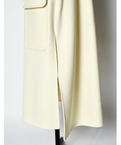 RUMCHE(ラムシェ)の「River Duffle Coat / リバーダッフルコート(ダッフルコート・レディース・ブラック/ホワイト・FREE)」の16枚目の写真