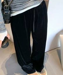 Forcement（フォースメント）の「ベロアワイドパンツ（その他パンツ）」