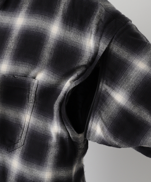 AP STUDIO(エーピーストゥディオ)の「【StandAlone/スタンド アローン】PADDED FLANNEL JACKET(その他アウター・レディース・ブラック・FREE)」の20枚目の写真