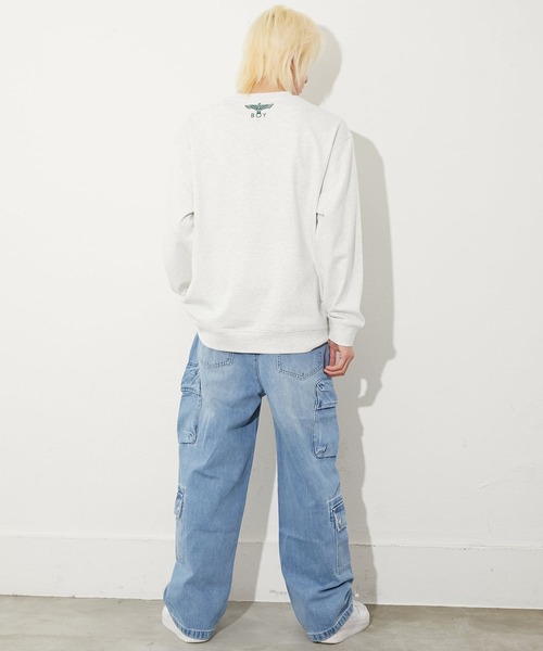 BOY LONDON(ボーイロンドン)の「【BOY LONDON】COLLEGE PATCH SWEAT(スウェット・メンズ・グレー・MEDIUM/LARGE/X-LARGE)」の4枚目の写真