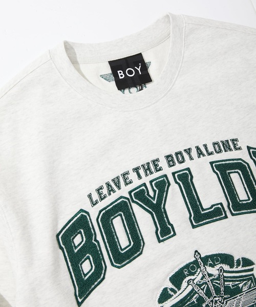 BOY LONDON(ボーイロンドン)の「【BOY LONDON】COLLEGE PATCH SWEAT(スウェット・メンズ・グレー・MEDIUM/LARGE/X-LARGE)」の7枚目の写真