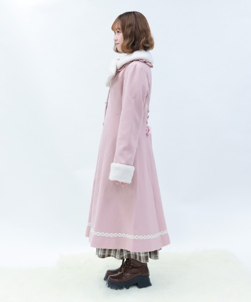 NUDE:IM FEMME アートプリント ロングコート NUDE:IM FEMME アートプリント ロングコート