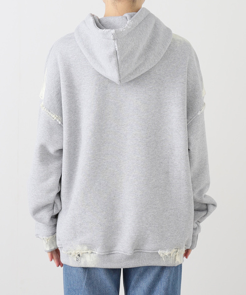 CITYSHOP（シティーショップ）の「STAY HUMAN ON EARTH DIRTY DESTROYED：スウェット（スウェット・レディース・チャコールグレー・MEDIUM）」の5枚目の写真