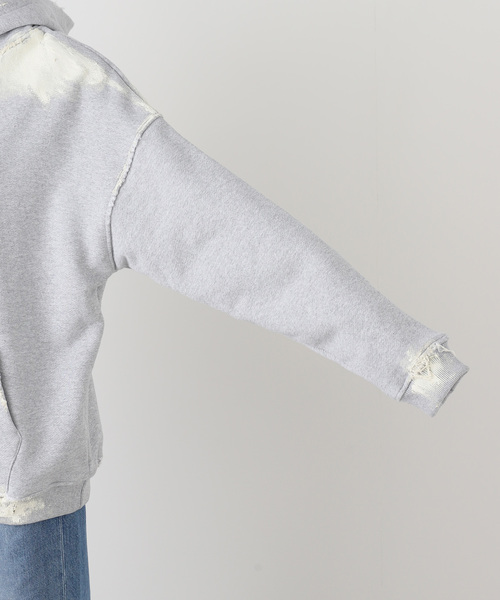 CITYSHOP（シティーショップ）の「STAY HUMAN ON EARTH DIRTY DESTROYED：スウェット（スウェット・レディース・チャコールグレー・MEDIUM）」の7枚目の写真