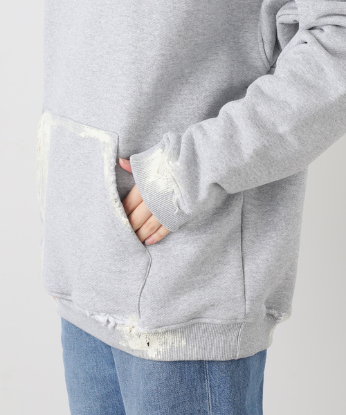 CITYSHOP（シティーショップ）の「STAY HUMAN ON EARTH DIRTY DESTROYED：スウェット（スウェット・レディース・チャコールグレー・MEDIUM）」の8枚目の写真