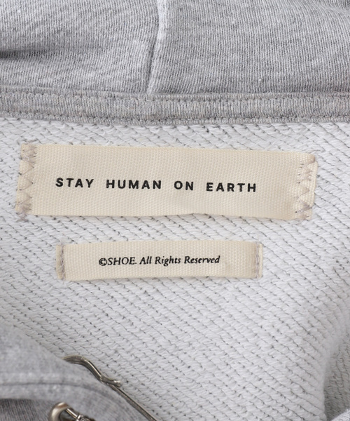 CITYSHOP（シティーショップ）の「STAY HUMAN ON EARTH DIRTY DESTROYED：スウェット（スウェット・レディース・チャコールグレー・MEDIUM）」の12枚目の写真