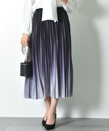 INTERPLANET | グラデーションプリーツスカート(スカート)