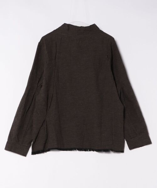 L.H.P(エルエイチピー)の「aenrmous/エーノマース/Nevelson Turtleneck(Tシャツ/カットソー・レディース・ブラウン/ブラック・1/2)」の3枚目の写真