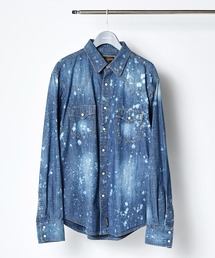 RUMCHE ラム シェ 22SS Original Print Shirt シャツ R22S10610-80 ブルー系 F RUMCHE ラム シェ 22SS Original Print Shirt シャツ R22S10610-80