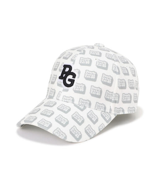 【PEARLY GATES】ブロックロゴ柄起毛キャップ (UNISEX)