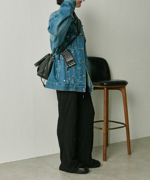 インフルエンサーouchi企画》マルチウェイ巾着ボストンバッグ