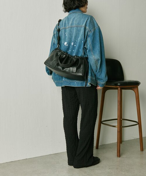 インフルエンサーouchi企画》マルチウェイ巾着ボストンバッグ