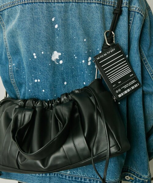 インフルエンサーouchi企画》マルチウェイ巾着ボストンバッグ