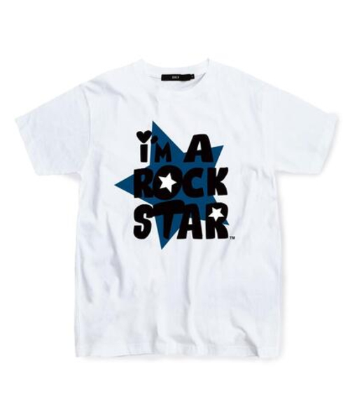 ESCAPEFROM（エスケープフロム）の「ブルーアイエムロックスター プリントTシャツ ホワイト（Tシャツ/カットソー・レディース・その他・SMALL/MEDIUM/LARGE）」の2枚目の写真