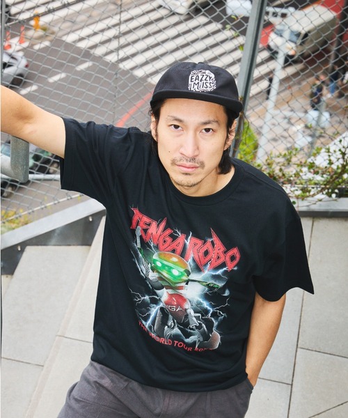 TENGA(テンガ)の「TENGA ROBO Vintage Styles Band TEE(Tシャツ/カットソー・メンズ・ブラック・MEDIUM/LARGE/X-LARGE)」の8枚目の写真