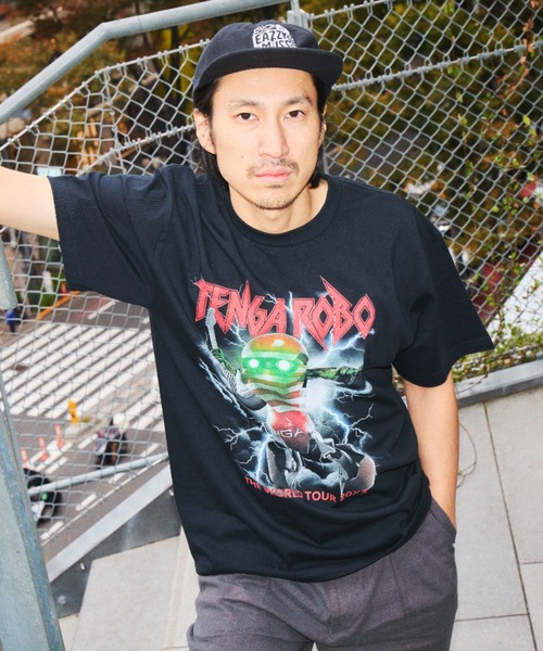 TENGA(テンガ)の「TENGA ROBO Vintage Styles Band TEE(Tシャツ/カットソー・メンズ・ブラック・MEDIUM/LARGE/X-LARGE)」の6枚目の写真