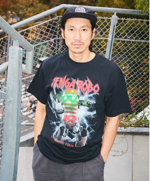 TENGA(テンガ)の「TENGA ROBO Vintage Styles Band TEE(Tシャツ/カットソー・メンズ・ブラック・MEDIUM/LARGE/X-LARGE)」の3枚目の写真