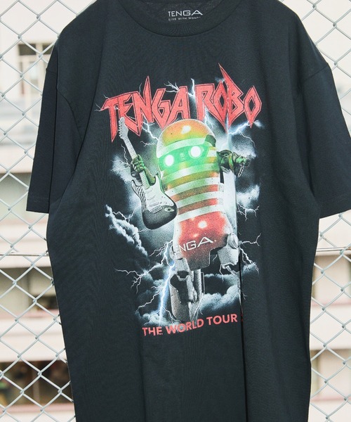 TENGA(テンガ)の「TENGA ROBO Vintage Styles Band TEE(Tシャツ/カットソー・メンズ・ブラック・MEDIUM/LARGE/X-LARGE)」の11枚目の写真