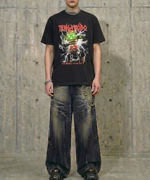 TENGA(テンガ)の「TENGA ROBO Vintage Styles Band TEE(Tシャツ/カットソー・メンズ・ブラック・MEDIUM/LARGE/X-LARGE)」の12枚目の写真