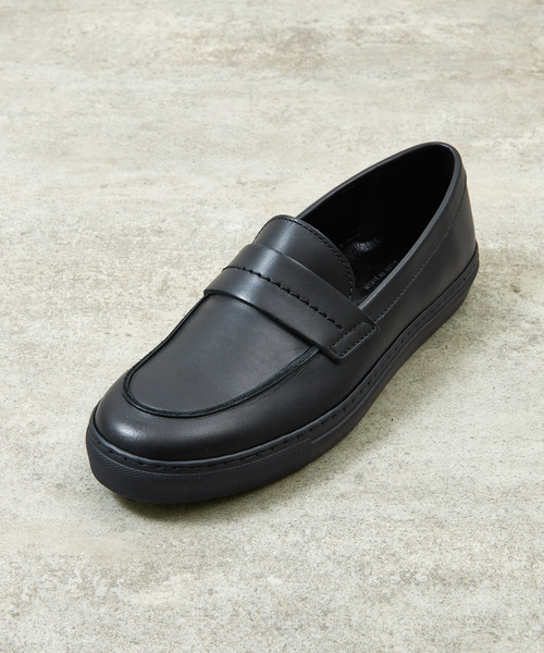 PADRONE(パドローネ)の「PADRONE パドローネ / Ex. LOAFERS 別注クロームレザーローファー / PA7043-2002(ローファー・メンズ・ブラック・40/41/42)」の5枚目の写真