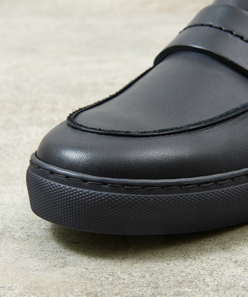 PADRONE(パドローネ)の「PADRONE パドローネ / Ex. LOAFERS 別注クロームレザーローファー / PA7043-2002(ローファー・メンズ・ブラック・40/41/42)」の6枚目の写真