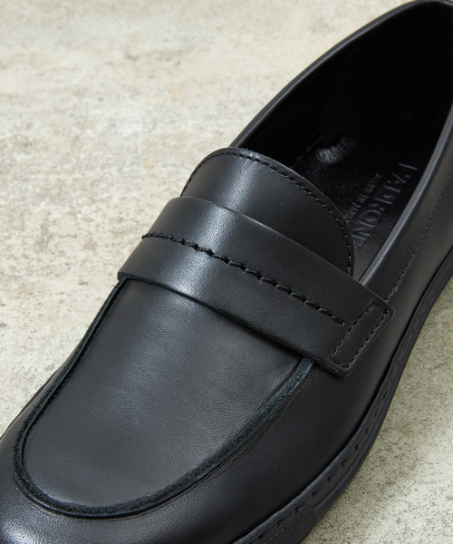 PADRONE(パドローネ)の「PADRONE パドローネ / Ex. LOAFERS 別注クロームレザーローファー / PA7043-2002(ローファー・メンズ・ブラック・40/41/42)」の7枚目の写真