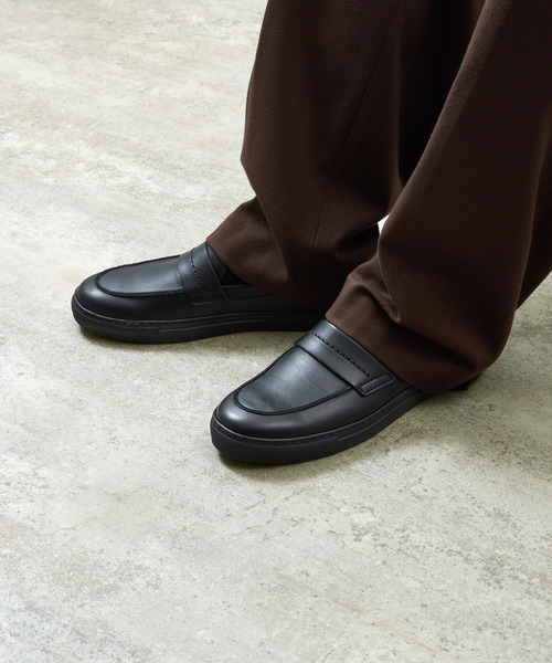 PADRONE(パドローネ)の「PADRONE パドローネ / Ex. LOAFERS 別注クロームレザーローファー / PA7043-2002(ローファー・メンズ・ブラック・40/41/42)」の15枚目の写真