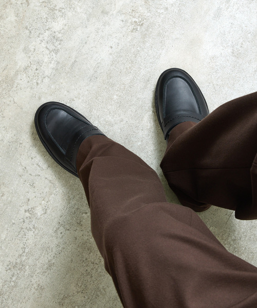 PADRONE(パドローネ)の「PADRONE パドローネ / Ex. LOAFERS 別注クロームレザーローファー / PA7043-2002(ローファー・メンズ・ブラック・40/41/42)」の16枚目の写真