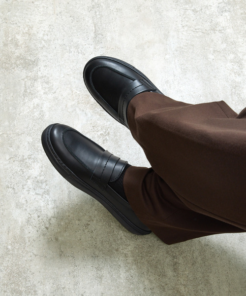 PADRONE(パドローネ)の「PADRONE パドローネ / Ex. LOAFERS 別注クロームレザーローファー / PA7043-2002(ローファー・メンズ・ブラック・40/41/42)」の17枚目の写真