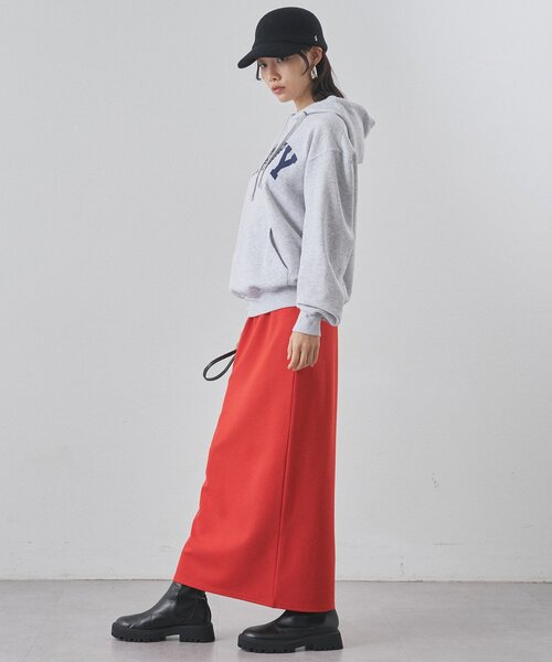 Whim Gazette（ウィムガゼット）の「ストレッチジャージスカート（スカート・レディース・ブラック/オレンジ/ブラウン・36/38）」の22枚目の写真