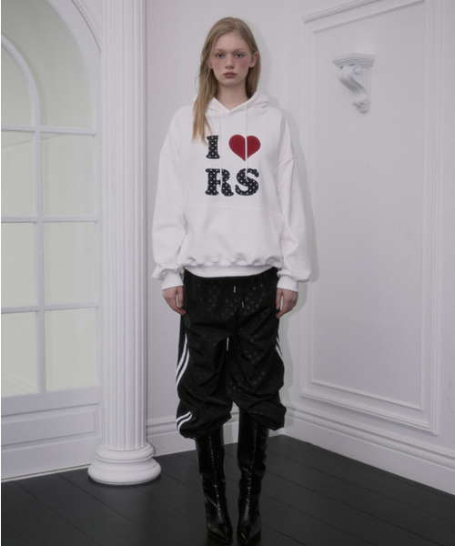 ROSEFRANTZ（ロゼフランツ）の「Dot Heart Hoodie [Ivory]（パーカー・レディース・アイボリー・OS）」の2枚目の写真