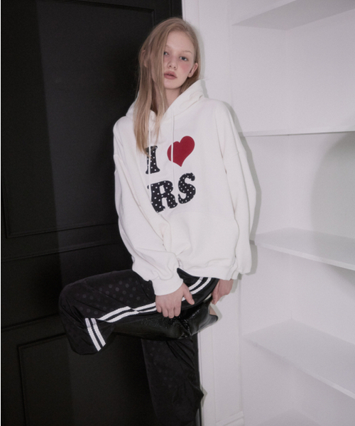 ROSEFRANTZ（ロゼフランツ）の「Dot Heart Hoodie [Ivory]（パーカー・レディース・アイボリー・OS）」の7枚目の写真