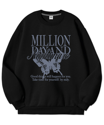 MILLION DAY（ミリオンデイ）の「DAY-NIGHT Special Double-Sided Man-to-Man B1（スウェット）」