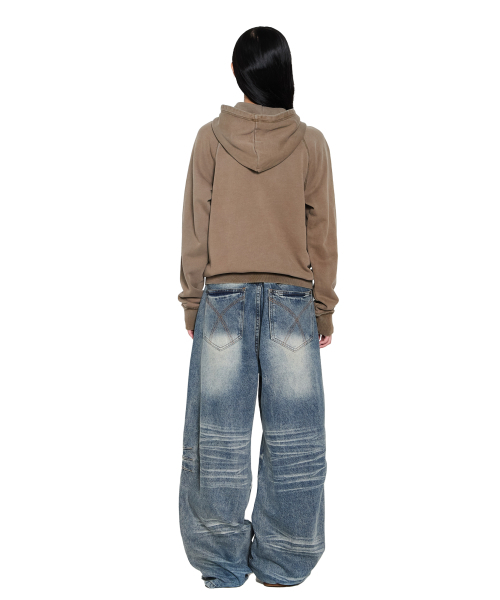AAKAM(アーカム)の「Washed Zipper Slit Denim Pants (Sky Blue)(デニムパンツ・レディース・その他・1/2)」の21枚目の写真