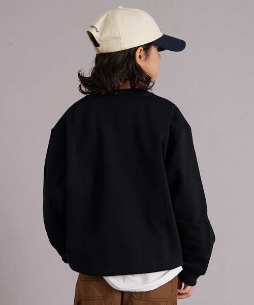 裏起毛 アニマル刺繍 スウェット トレーナー【PAIRMANON STREET