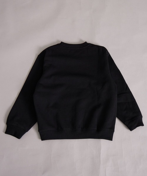 MARRY ME 刺繍トレーナー 黒 Tom and Jerry ジェリー タフィー 合皮刺繍トレーナー メンズ