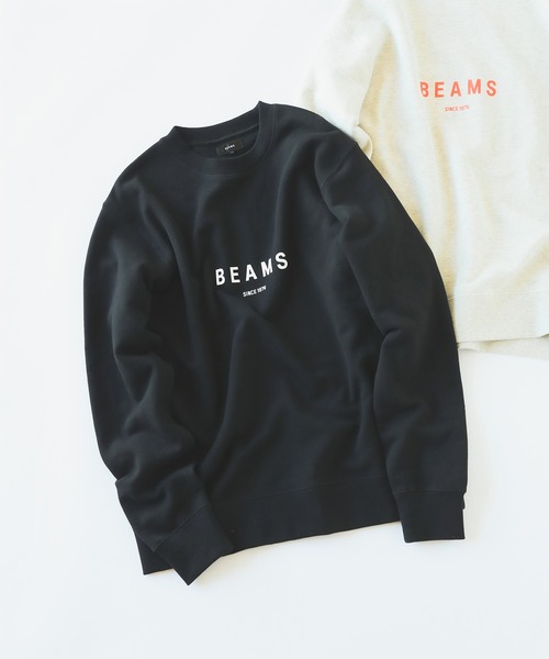 BEAMS（ビームス）の「BEAMS クルーネック スウェット（スウェット・メンズ・ナチュラル/ブラック/グレー系その他/ネイビー・SMALL/MEDIUM/LARGE/X-LARGE/XX-LARGE）」の2枚目の写真