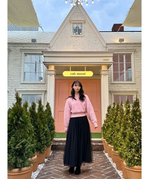 ZEROSTREET（ゼロストリート）の「[5カラー] ロングフレアシャスカート（スカート・レディース・ブラック/ネイビー/Beige/グレー系/ライトグレー・MEDIUM/SMALL）」の15枚目の写真