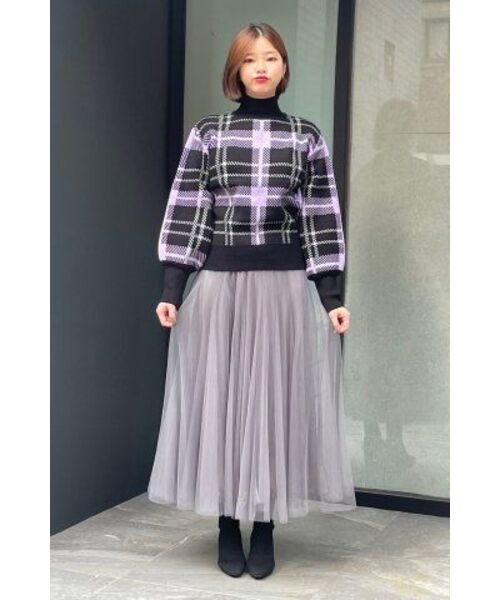 ZEROSTREET（ゼロストリート）の「[5カラー] ロングフレアシャスカート（スカート・レディース・ブラック/ネイビー/Beige/グレー系/ライトグレー・MEDIUM/SMALL）」の13枚目の写真